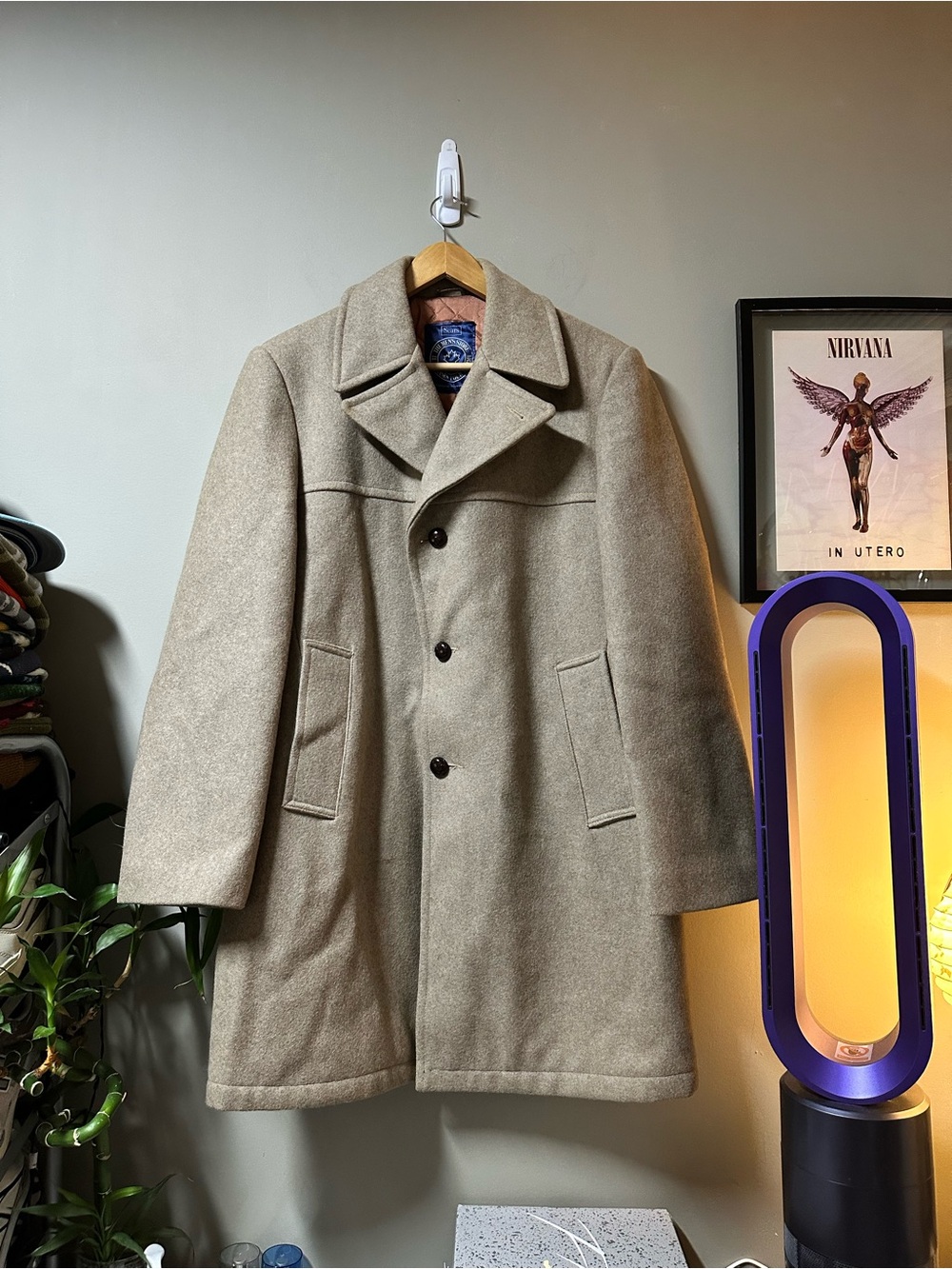Vintage Sears The Men's Store Wool Overcoat